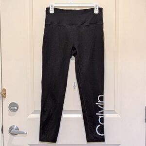 EUC Calvin Klein Performance M Swear Wicking Athletic Leggings